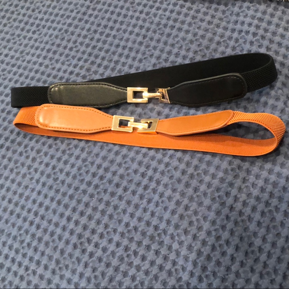 Skinny Elastic Waist Belts